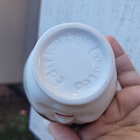 1996 Vintage Baileys Winking Mr & Mrs YUM Creamer & Sugar Dish - Picture 10 of 11